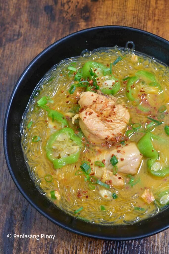 Sopa Sotanghon De Pollo Con Patola