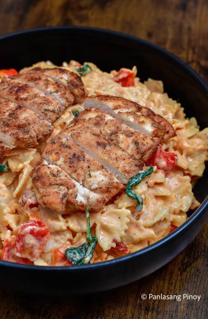 Cásate conmigo pasta con pollo - Panlasang Pinoy