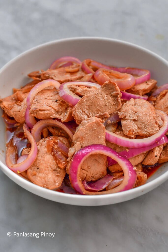 Bistek de pollo - Panlasang Pinoy