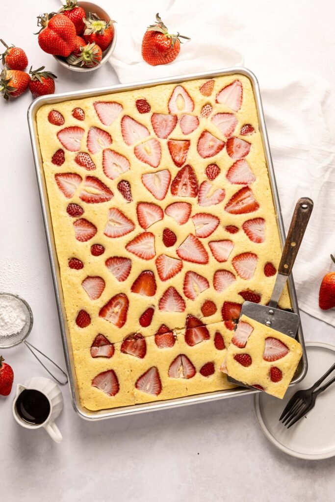 Panqueques de fresa fáciles