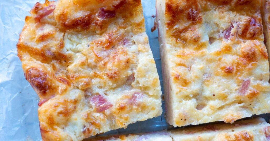 Pastel griego de jamón y queso (Zambonopita)