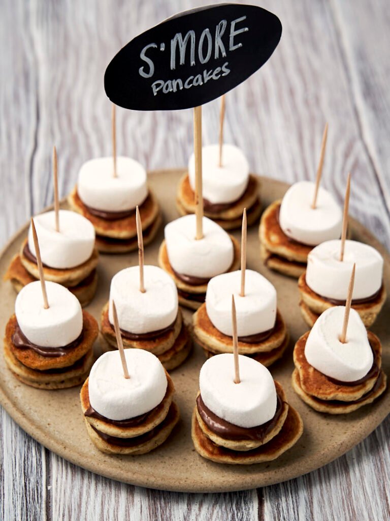 Panqueques S'mores (Mini Panqueques Nutella)