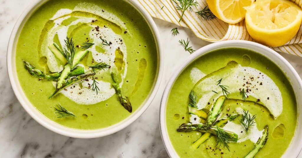 Receta de sopa de espárragos - Amor y limones