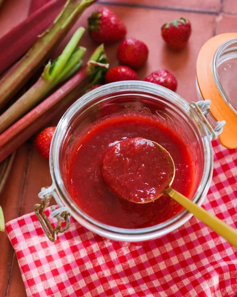 Compota de fresas y ruibarbo – Un par de chefs