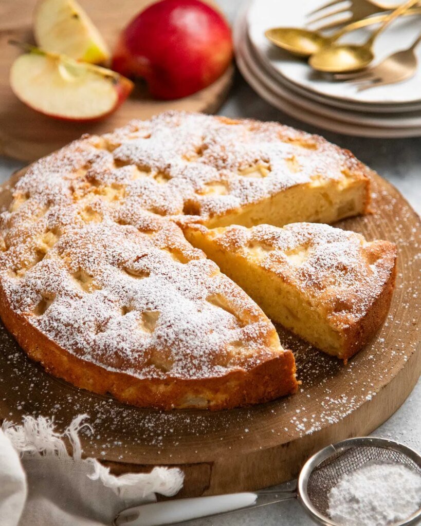 Tarta de manzana francesa - RecetaTin Eats