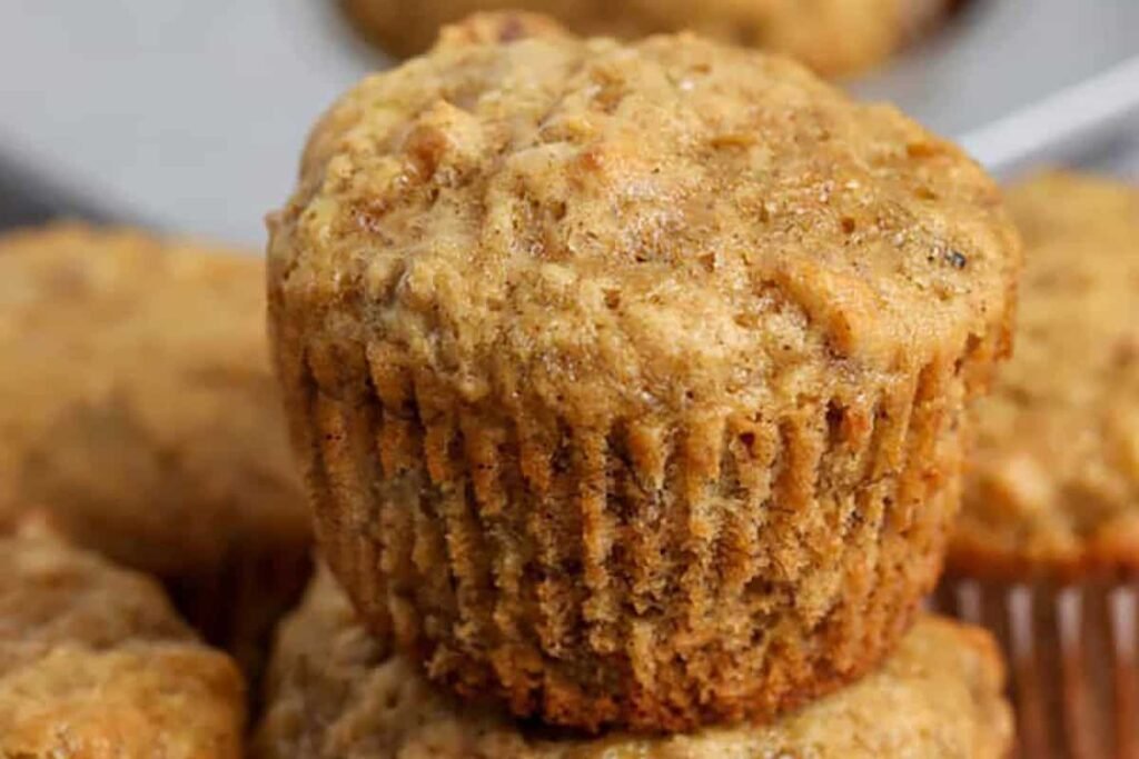 Muffins de pan de plátano