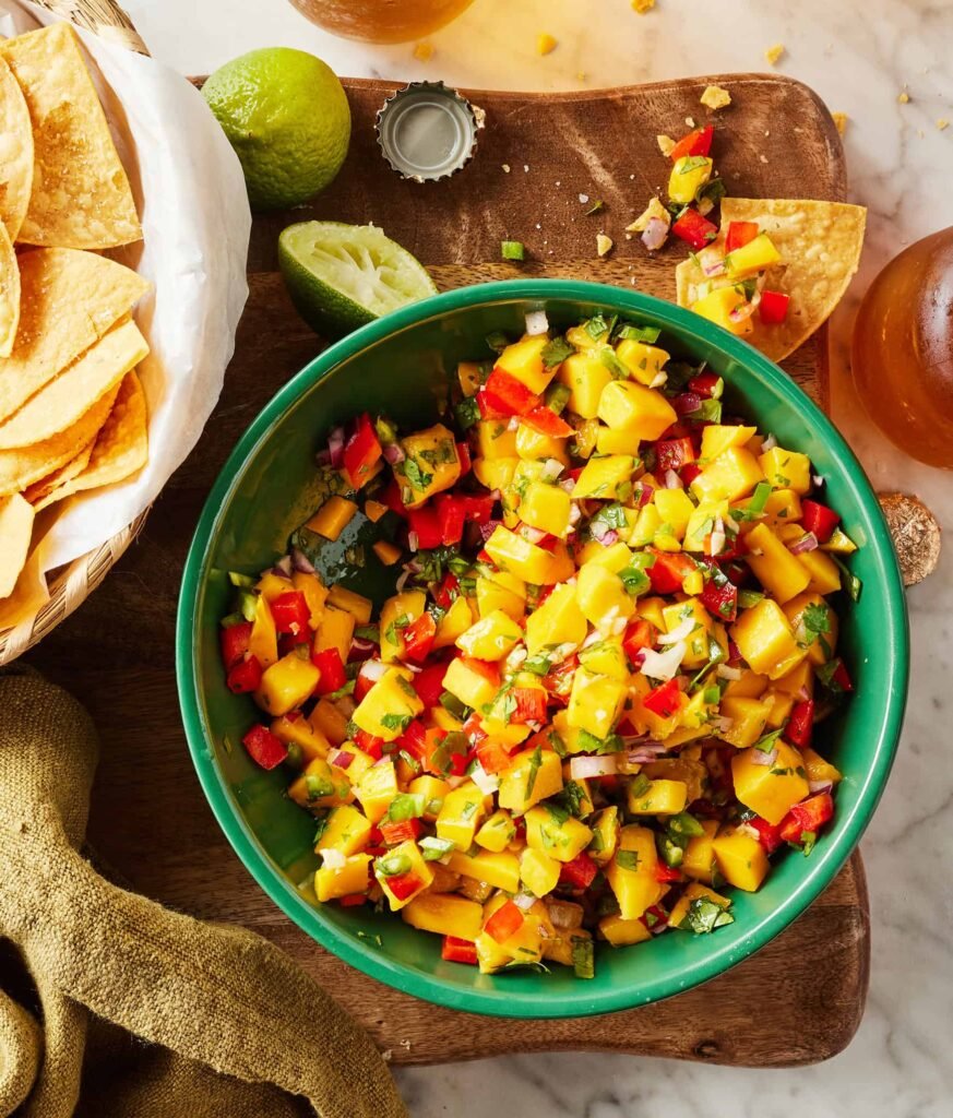 Receta fácil de salsa de mango: amor y limones