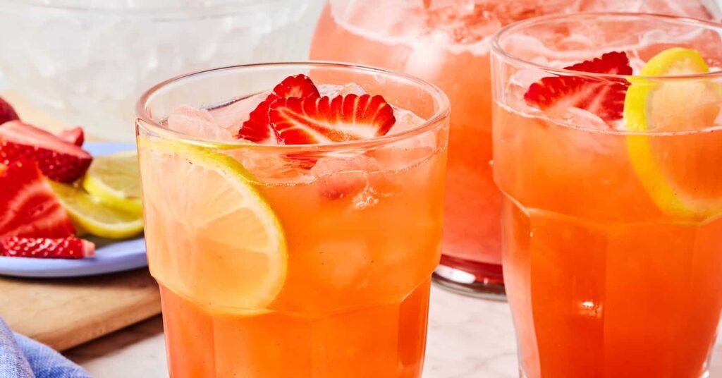 Receta de limonada de fresa - Amor y limones