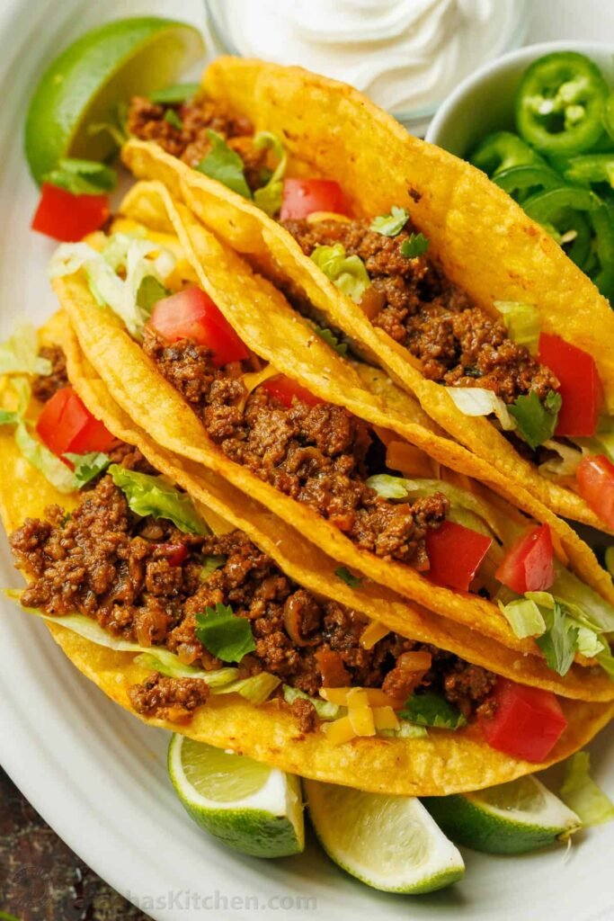 tacos de carne picada