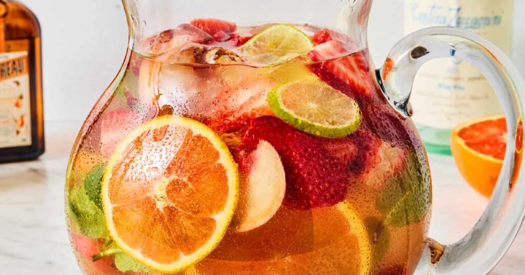 Receta de sangría blanca - Amor y limones